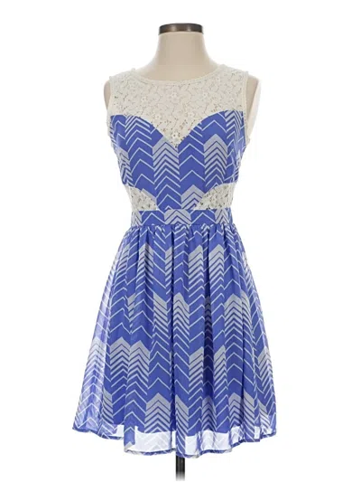 Pre-owned City Triangles Cocktail Dress In Blue