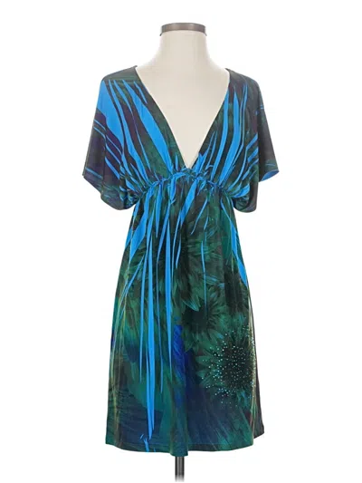 Pre-owned City Triangles Cocktail Dress In Blue