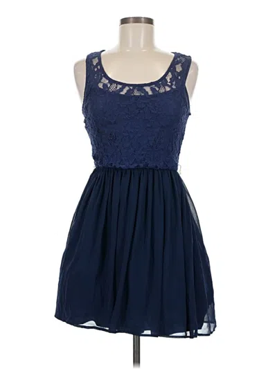 Pre-owned City Triangles Cocktail Dress In Blue