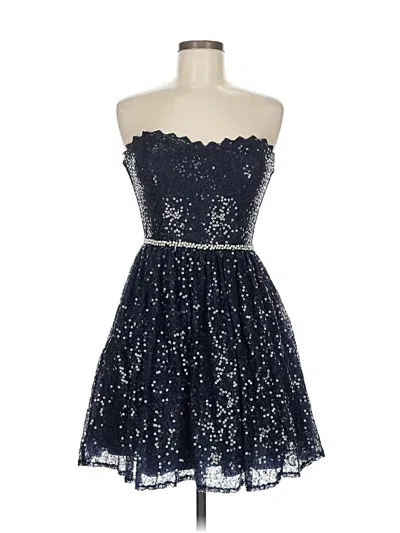 Pre-owned City Triangles Cocktail Dress In Blue