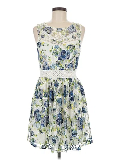 Pre-owned City Triangles Cocktail Dress In Blue