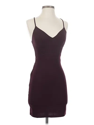 Pre-owned City Triangles Cocktail Dress In Burgundy