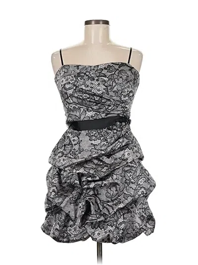 Pre-owned City Triangles Cocktail Dress In Gray