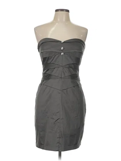 Pre-owned City Triangles Cocktail Dress In Gray