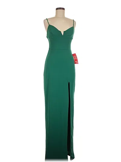 Pre-owned City Triangles Cocktail Dress In Green