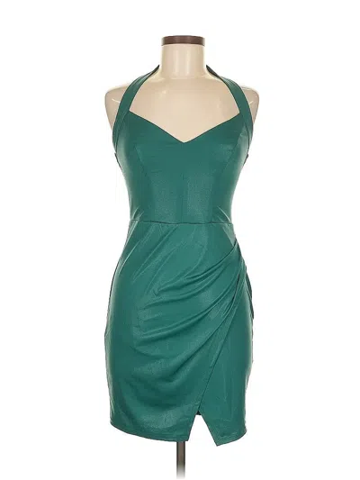Pre-owned City Triangles Cocktail Dress In Green