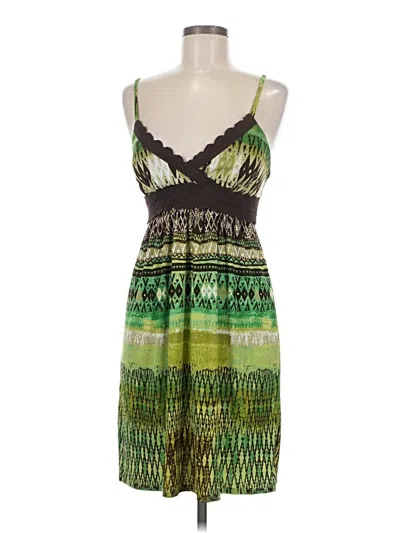 Pre-owned City Triangles Cocktail Dress In Green
