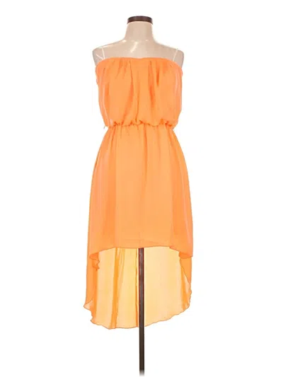 Pre-owned City Triangles Cocktail Dress In Orange