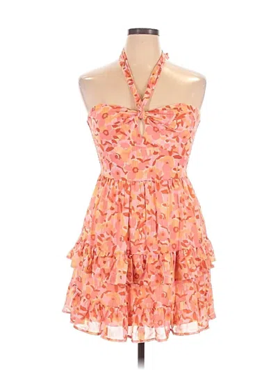 Pre-owned City Triangles Cocktail Dress In Orange