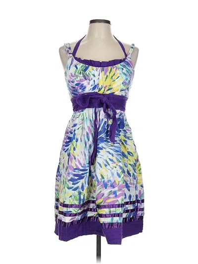 Pre-owned City Triangles Cocktail Dress In Purple