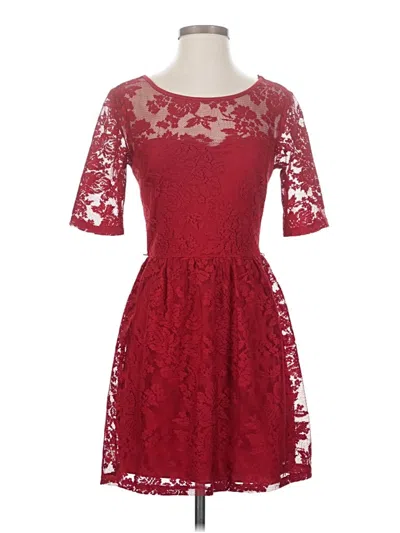 Pre-owned City Triangles Cocktail Dress In Red