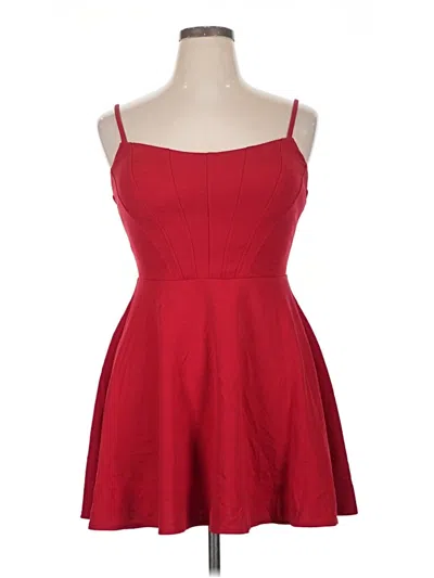 Pre-owned City Triangles Cocktail Dress In Red