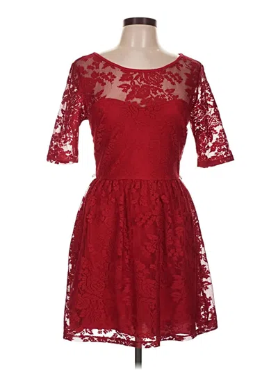Pre-owned City Triangles Cocktail Dress In Red