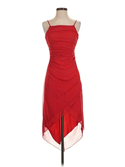 Pre-owned City Triangles Cocktail Dress In Red