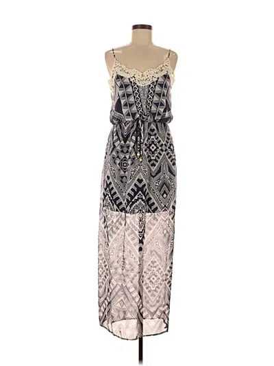 Pre-owned City Triangles Cocktail Dress In Silver