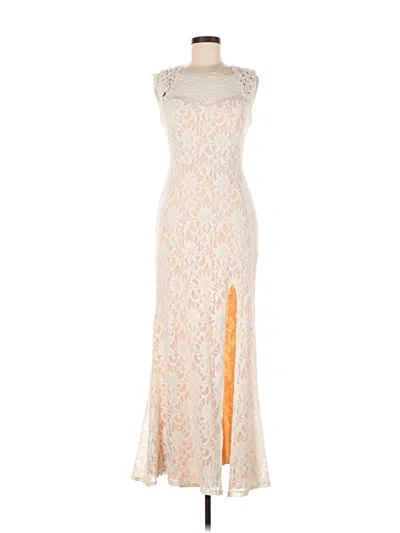 Pre-owned City Triangles Cocktail Dress In Silver