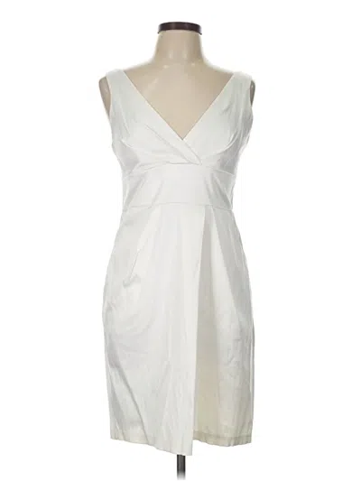 Pre-owned City Triangles Cocktail Dress In White