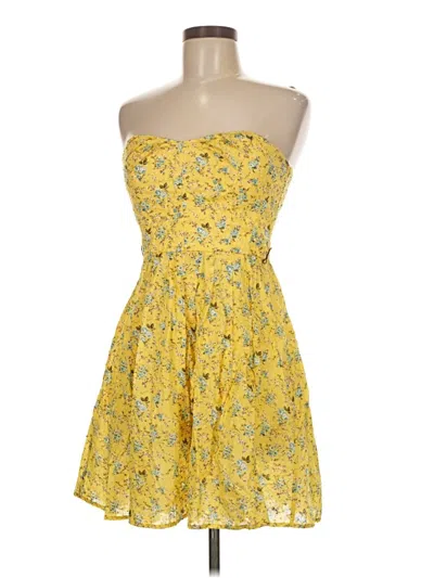 Pre-owned City Triangles Cocktail Dress In Yellow