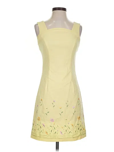 Pre-owned City Triangles Cocktail Dress In Yellow