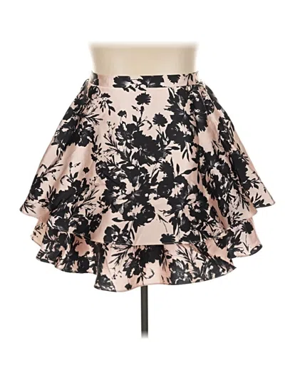Pre-owned City Triangles Formal Skirt In Ivory