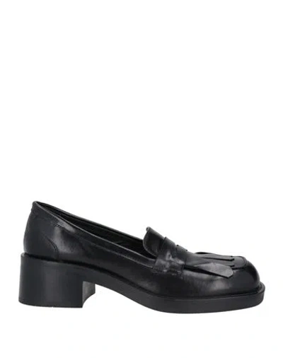 Civico14 Woman Loafers Black Size 7 Leather
