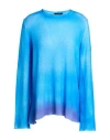 Cividini Cashmere Woman Sweater Azure Size 6 Cashmere In Blue