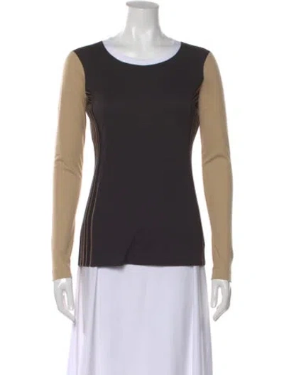Pre-owned Cividini Crew Neck Long Sleeve Top