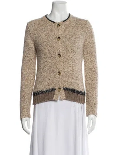 Pre-owned Cividini Crew Neck Sweater In Neutral