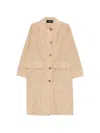 Cividini Eterna Flap-pocket Coat In Brown