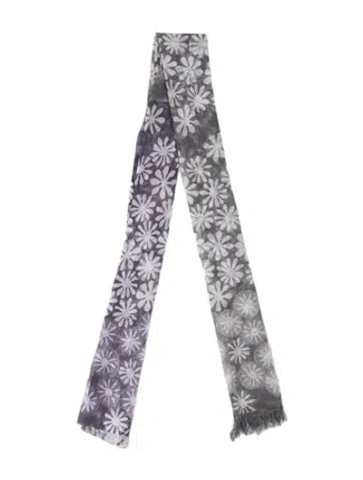 Pre-owned Cividini Floral Print Scarf In Multi