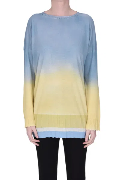 Cividini Gradient Effect Knit Pullover In Multicoloured