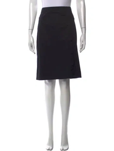Pre-owned Cividini Knee-length Skirt In Black