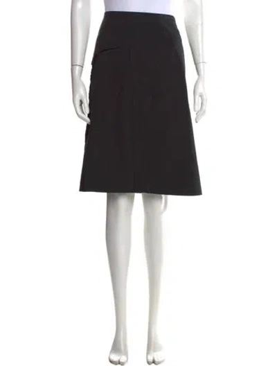 Pre-owned Cividini Midi Length Skirt In Brown