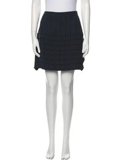 Pre-owned Cividini Mini Skirt In Black