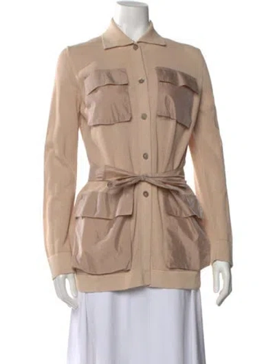 Pre-owned Cividini Mock Neck Sweater In Neutral