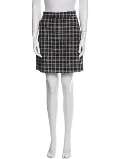 Pre-owned Cividini Plaid Print Knee-length Shorts W/ Tags In Multi