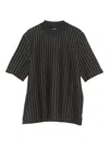 Cividini Striped Jumper In Black