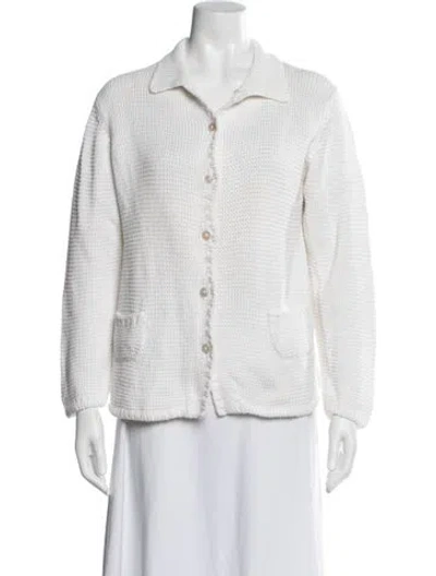 Pre-owned Cividini Sweater In White