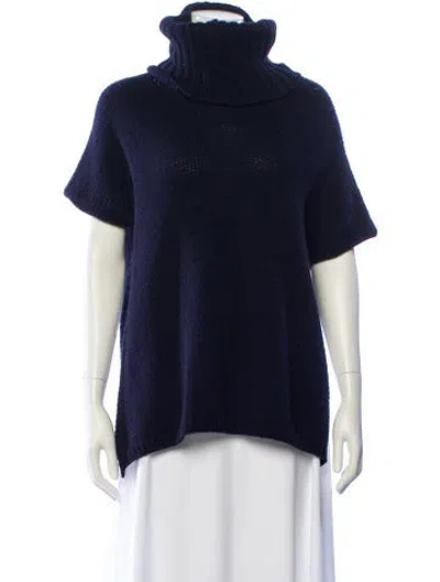 Pre-owned Cividini Turtleneck Sweater In Blue