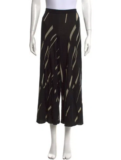 Pre-owned Cividini Wide Leg Pants In Black