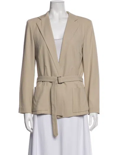 Pre-owned Cividini Wool Blazer In Grey/neutrals