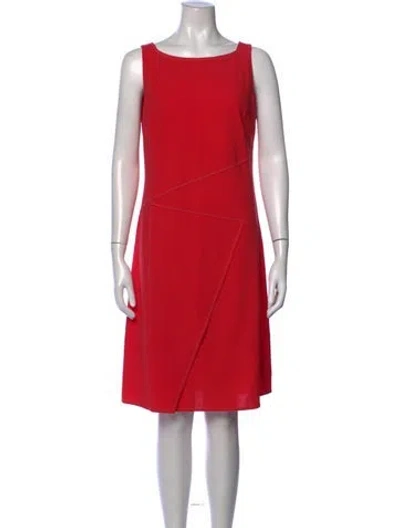 Pre-owned Cividini Wool Knee-length Dress In Red
