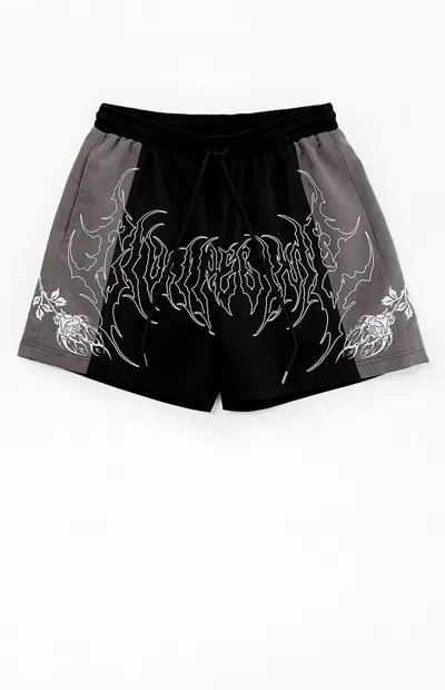 Civil Men's Black Duality Suede Shorts