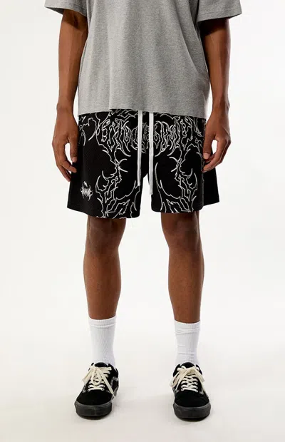 Civil Men's Last Ritual Mesh Shorts In Black