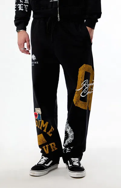 Civil Men's No. 8 Faith Straight Leg Sweatpants In Black