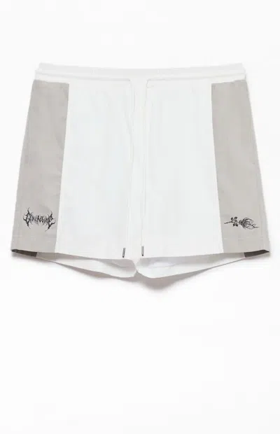 Civil Men's Regime Suede Shorts In White