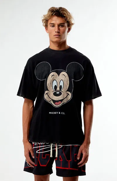 Civil Men's X Mickey Mouse Classic 90's Oversized T-shirt In Vintage Black