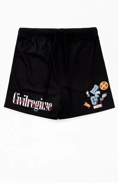 Civil Men's X X-men '97 Mesh Basketball Shorts In Black