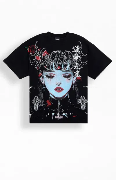 Civil Men's Zen Bloom T-shirt In Black