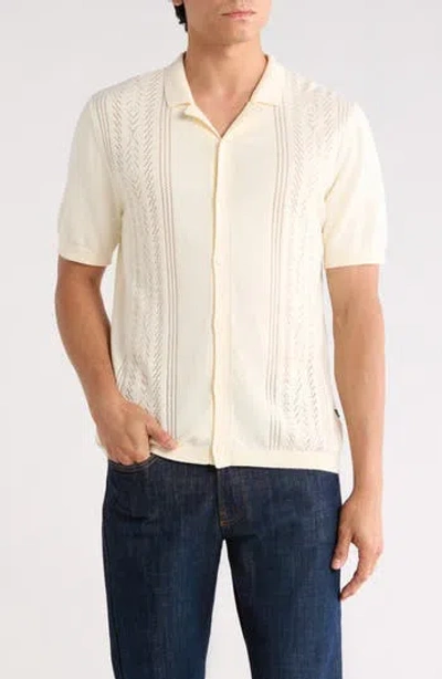 Civil Society Cutout Knit Sweater In White